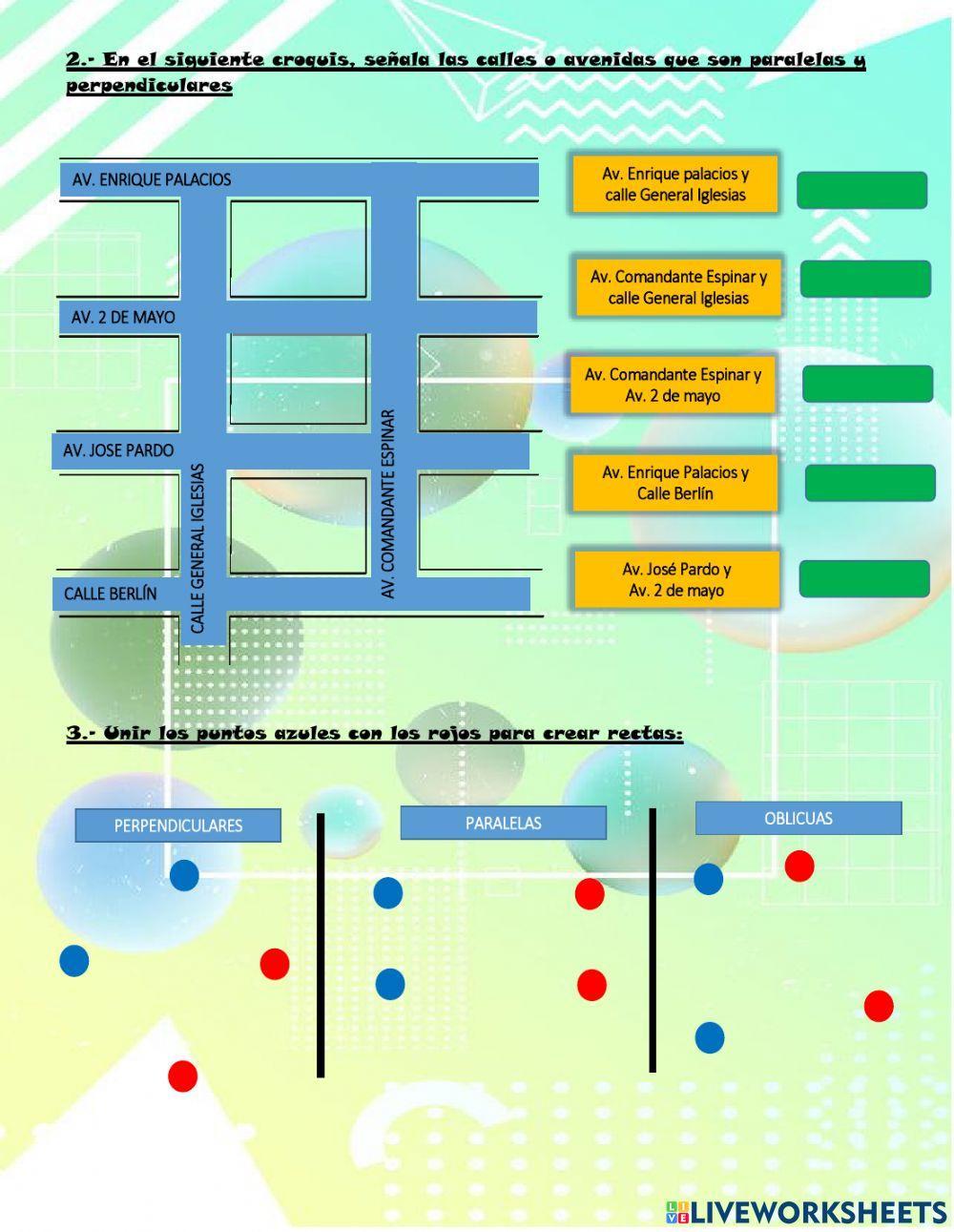 Ficha de tipos de rectas