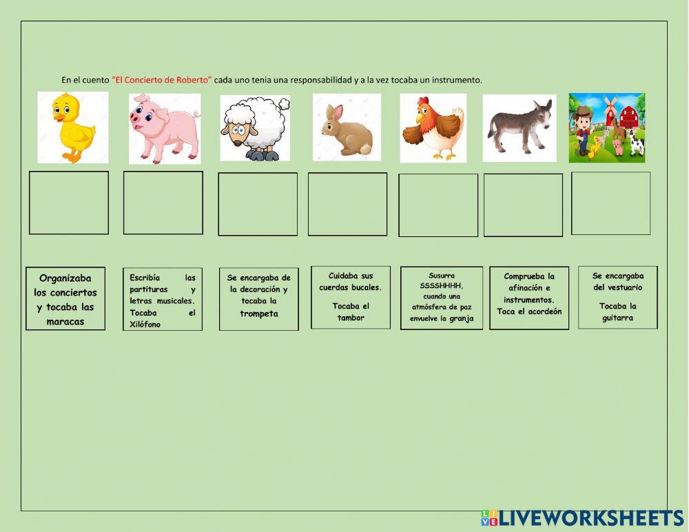 ACTIVIDAS 2. -El Concierto de Roberto-