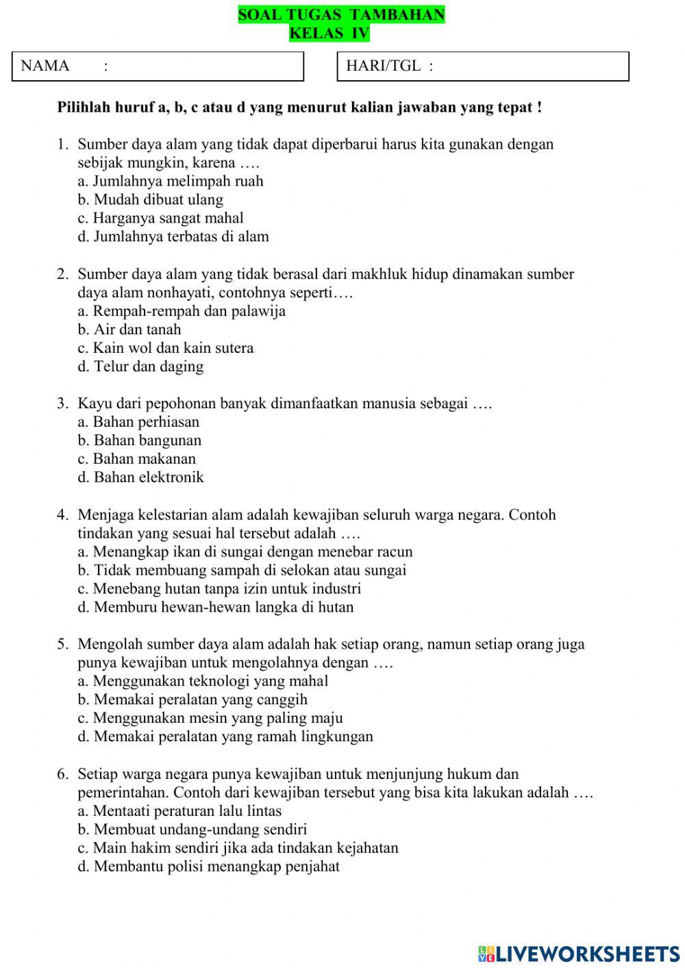 Jumat, 16 April 2021