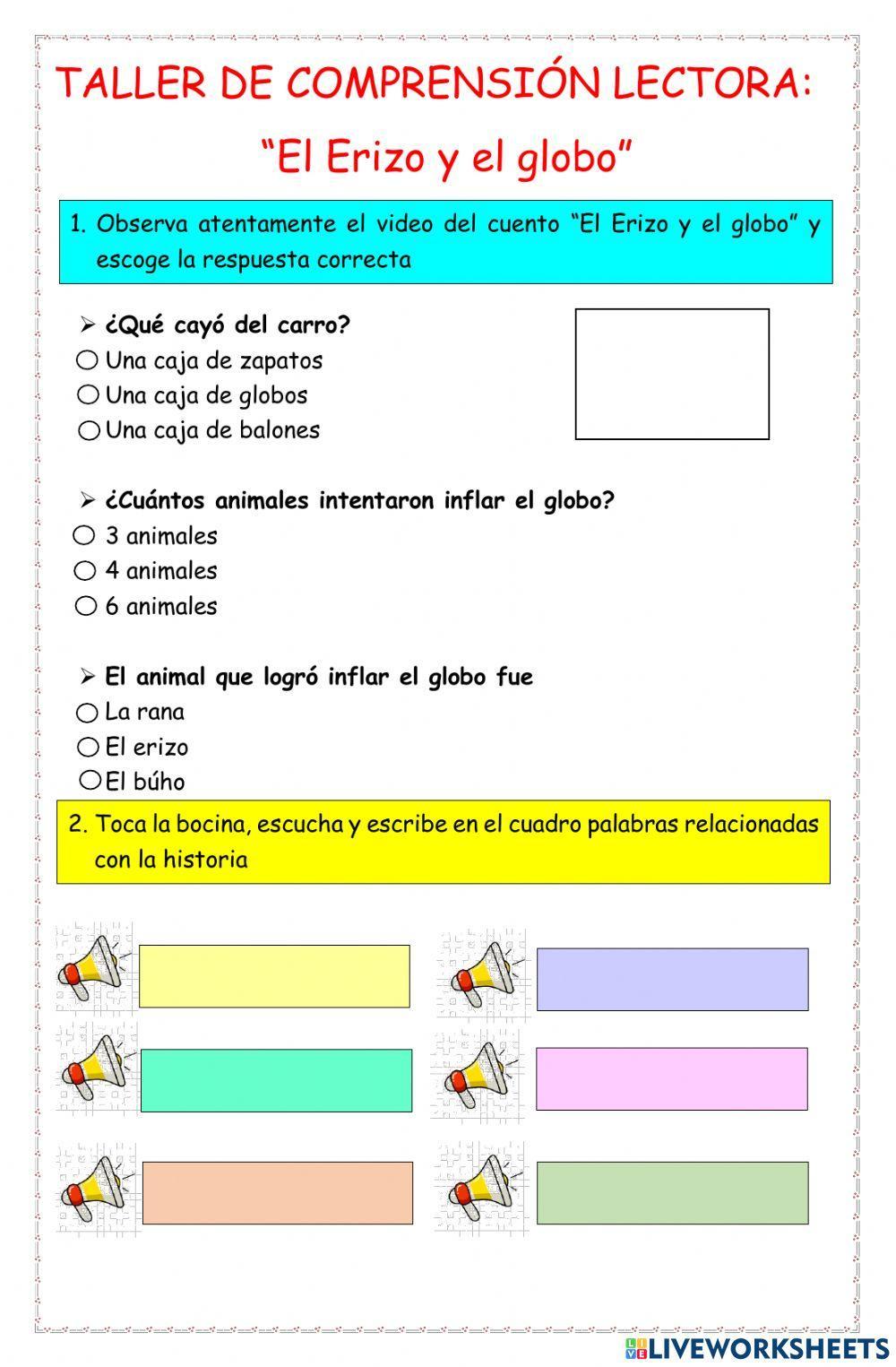 Taller de Comprensión Lectora -1