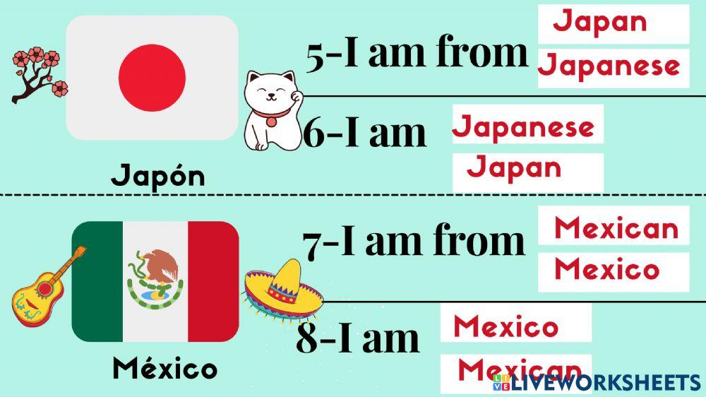 Countries and nationalities