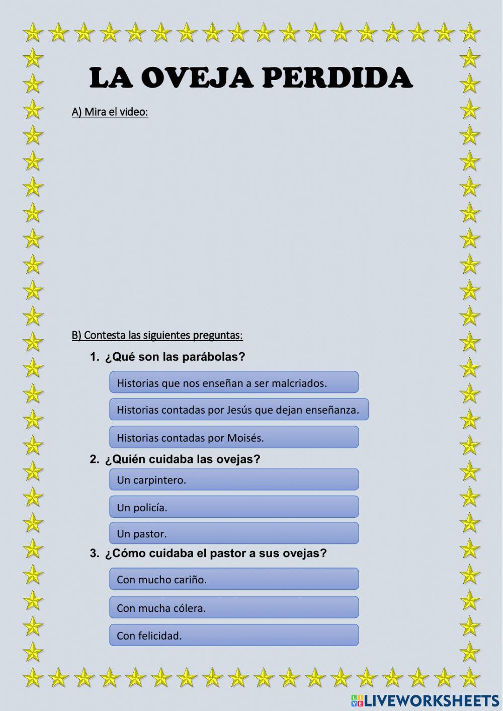 La oveja perdida La oveja perdida