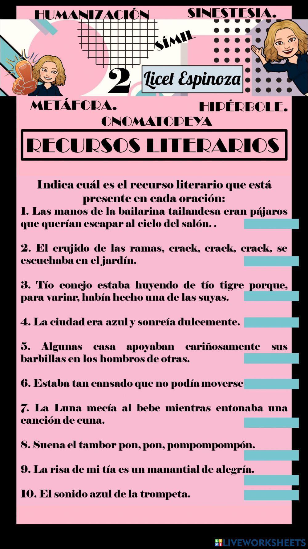 Recursos literarios
