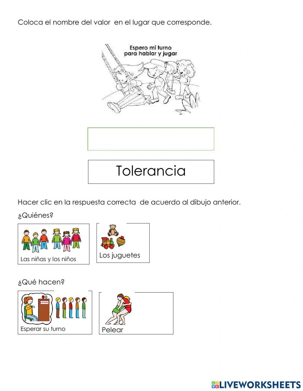 El valor de la responsabilidad y la tolerancia. Maestra Rosy