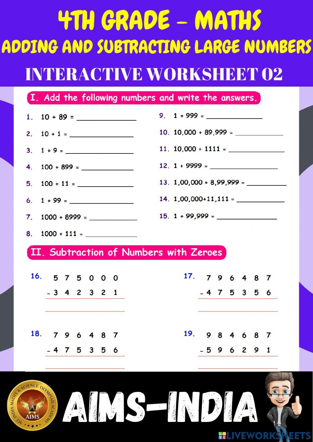 4th-maths-ps02-adding and subtracting large numbers - ch 02