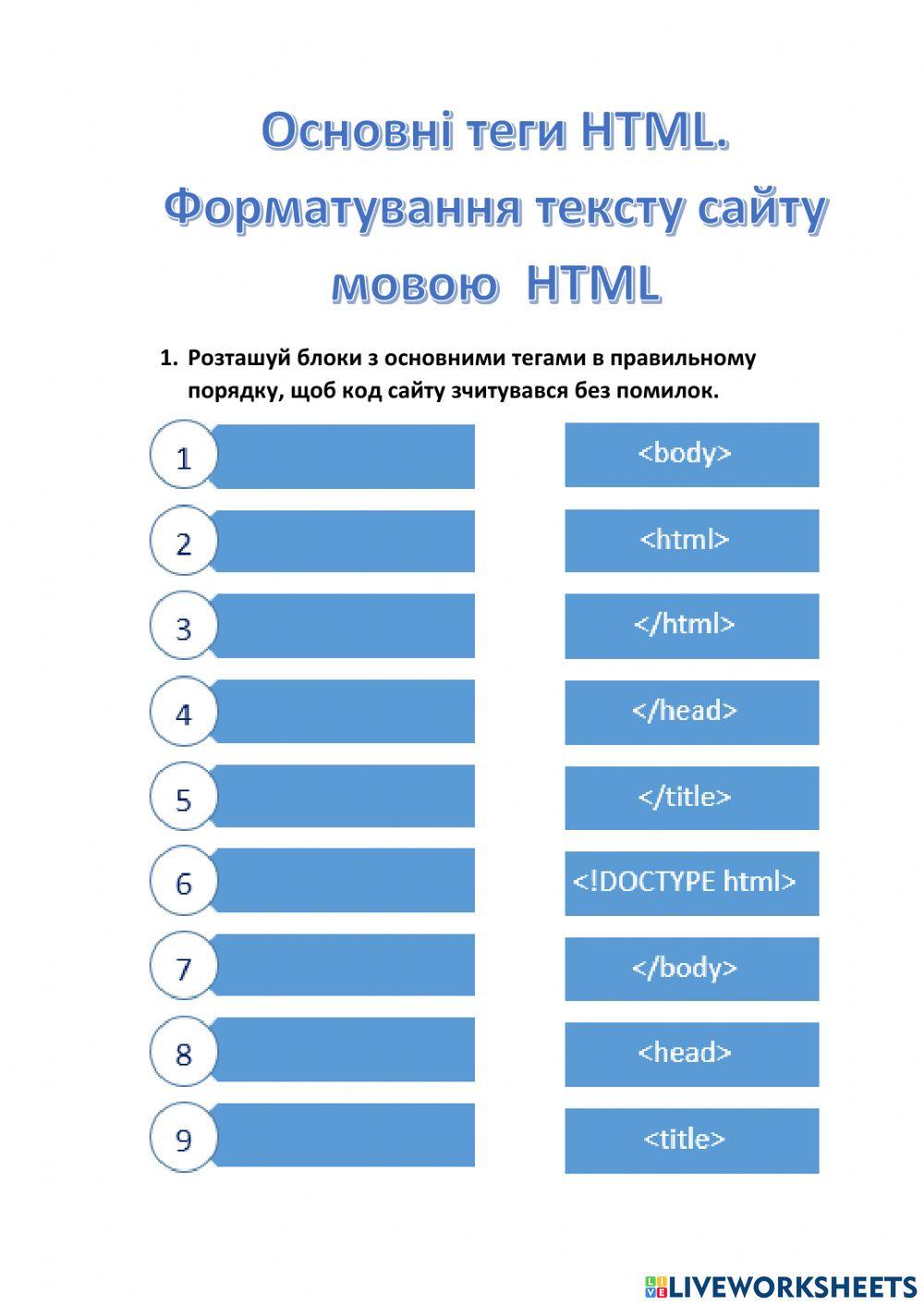 Informatika html
