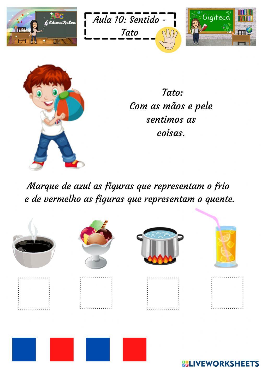 Órgãos dos sentidos: tato