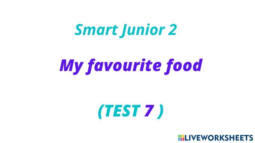 Smart junior 2 (TEST 7)
