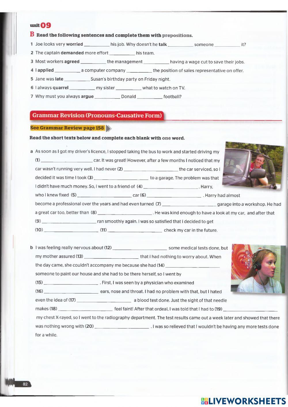 Use of English B2 - Unit 9