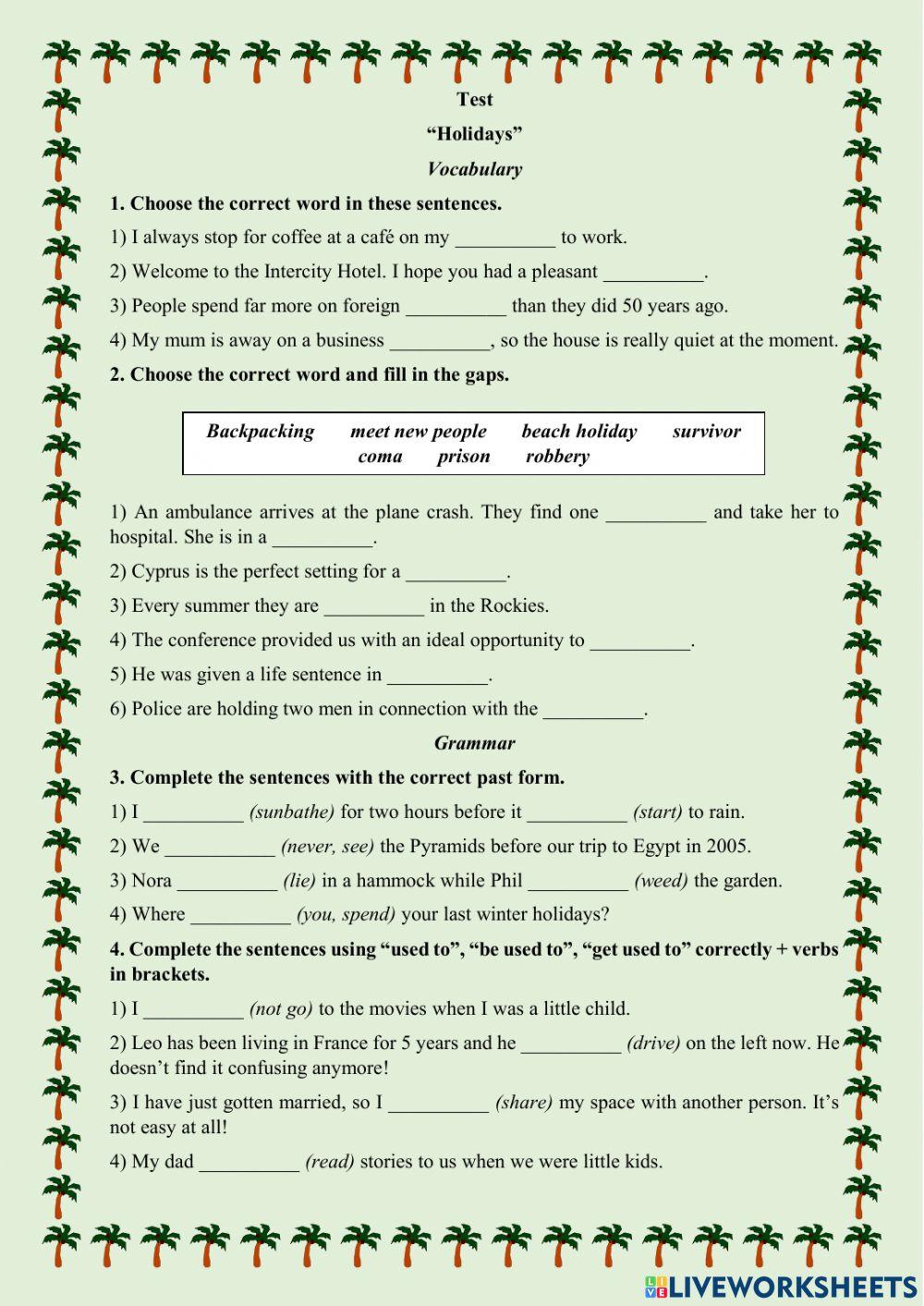 Test-Holidays-Complete First