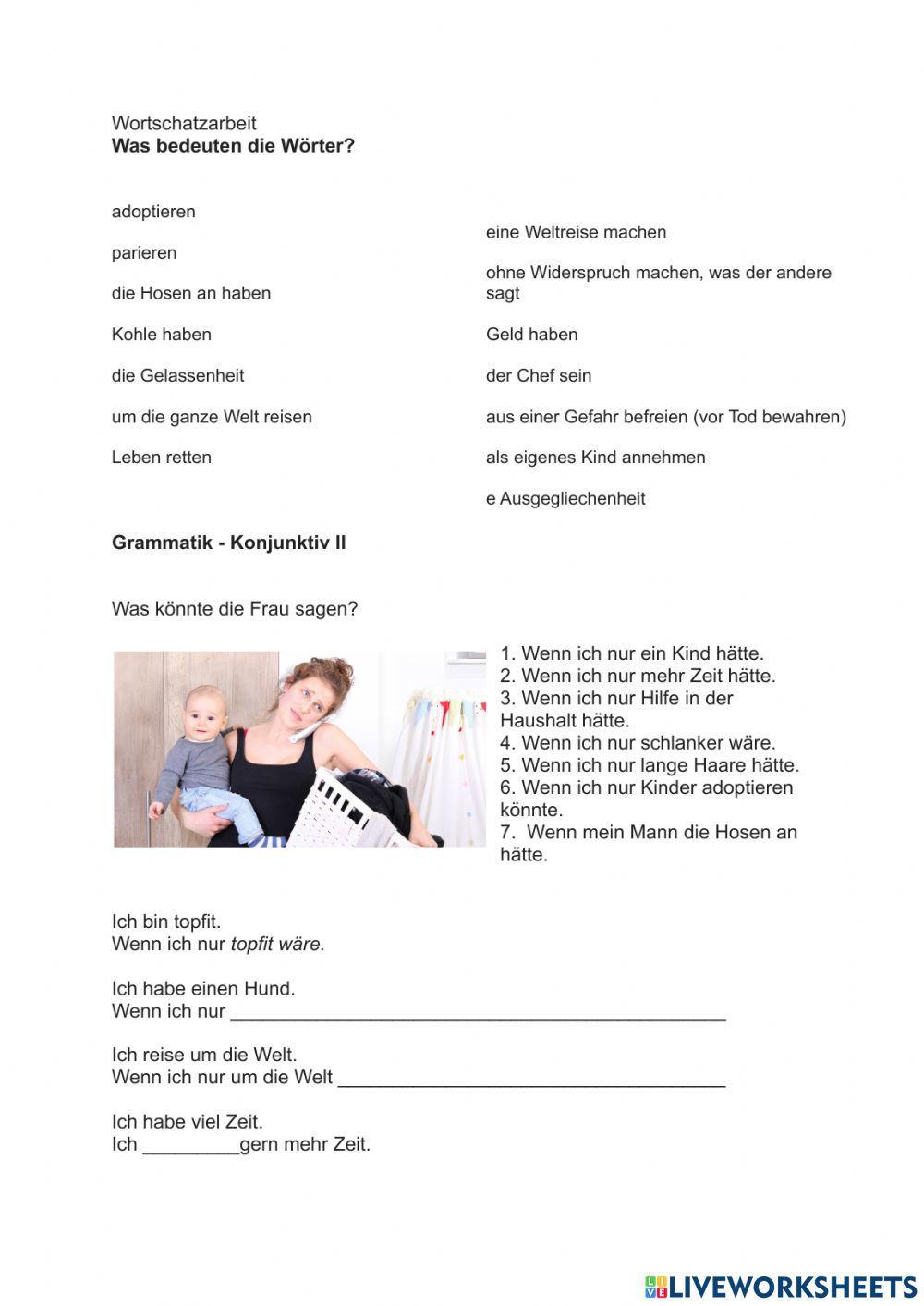 Deutsch mit Musik, Es ist nicht immer leicht