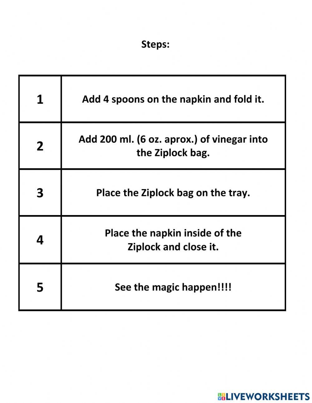 Solid Liquid Gas Experiment