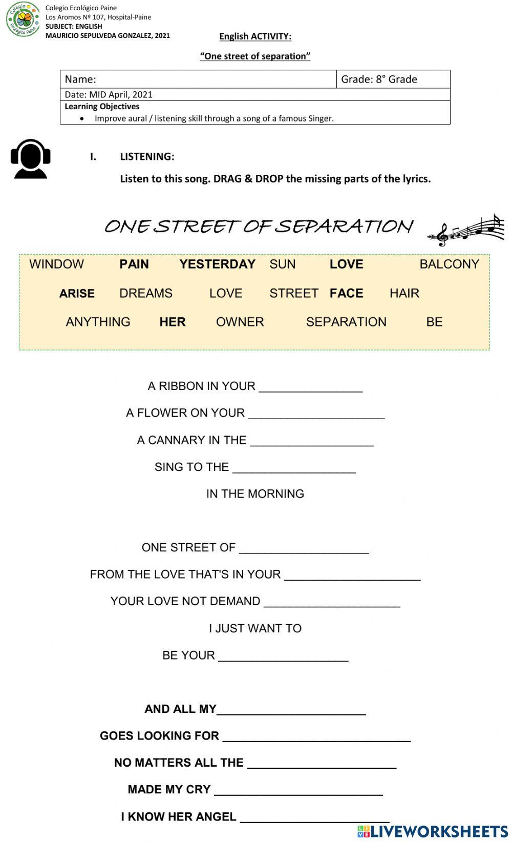 One Street of Separation-