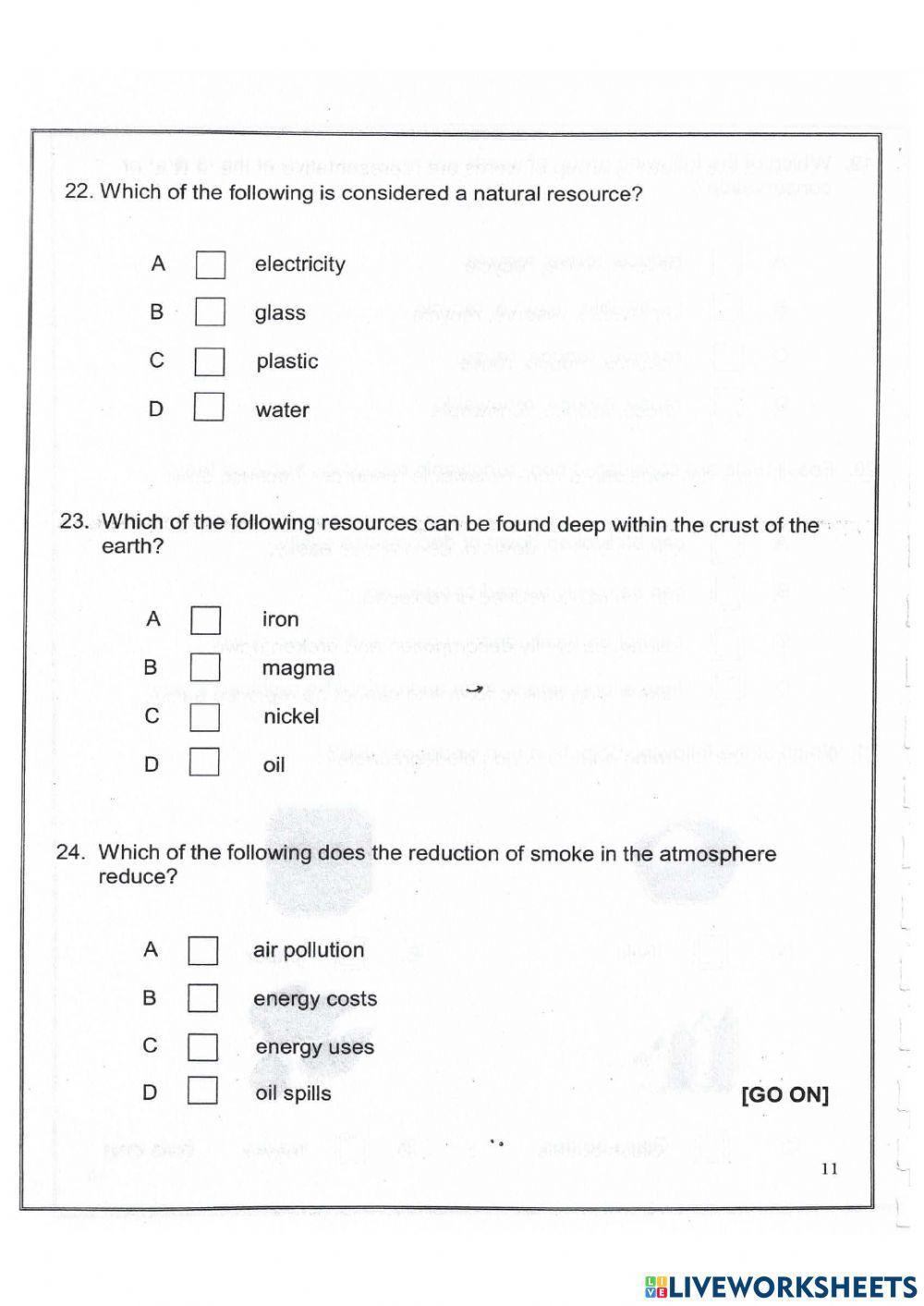 GLAT Science 2015 Section 1