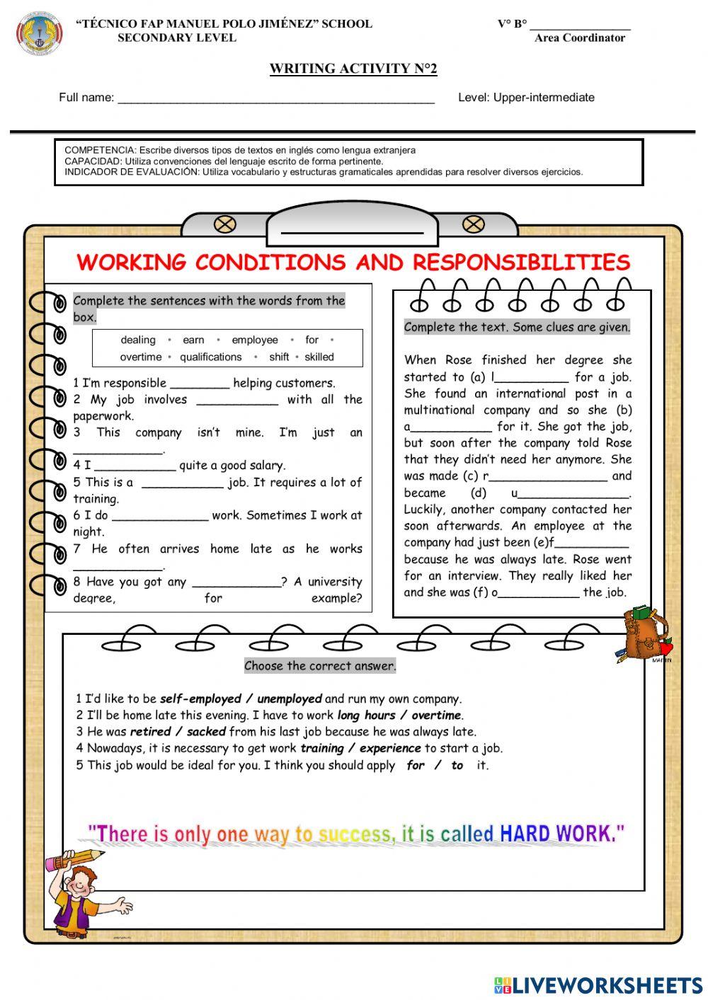 Vocabulary Activity N° 2