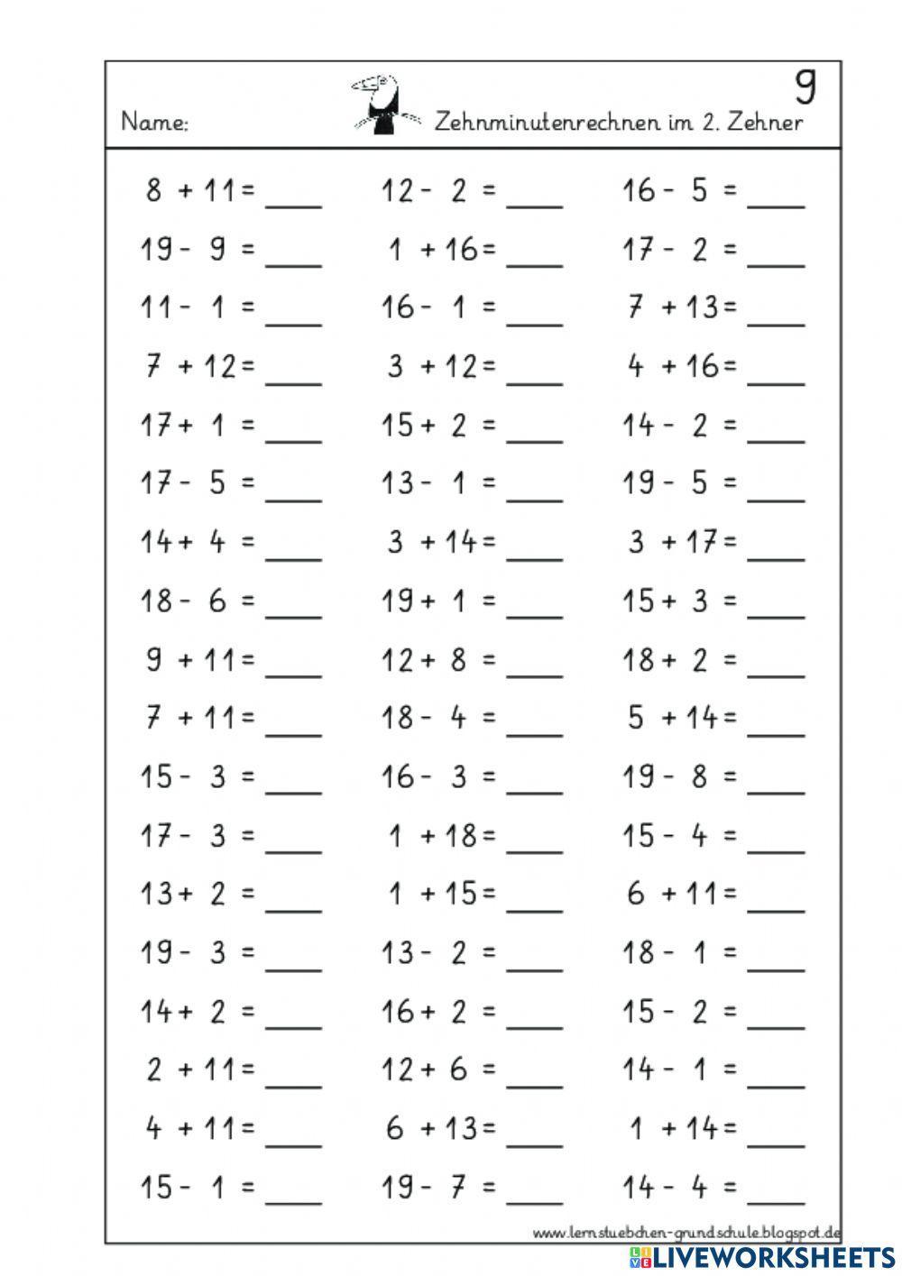 Összeadás, kivonás 20-ig EKO
