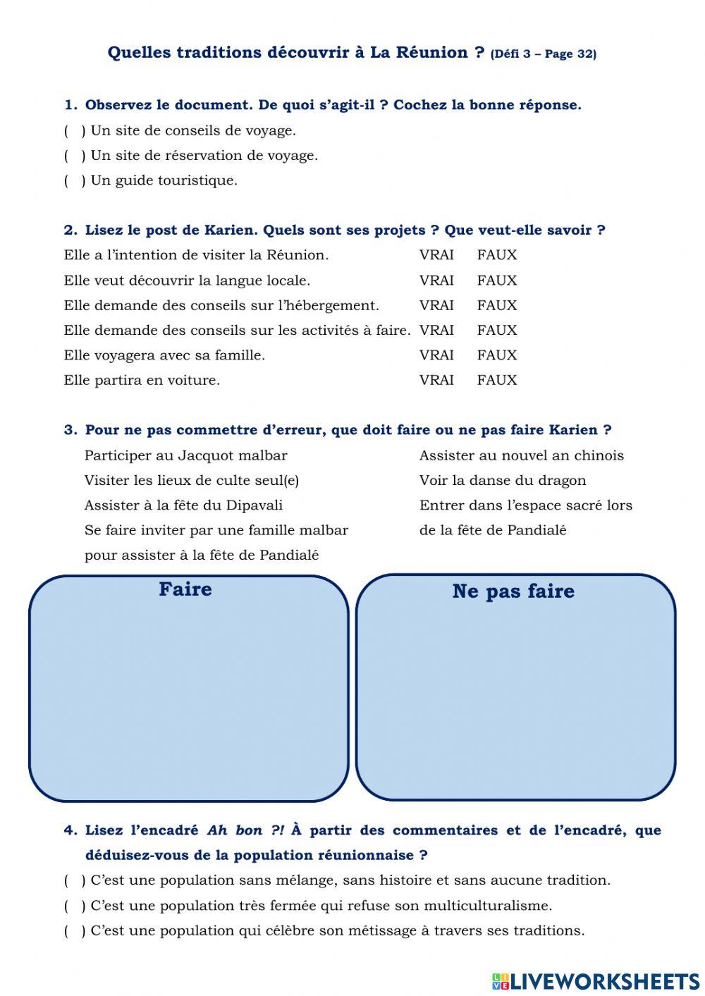 Quelles traditions découvrir à la réunion