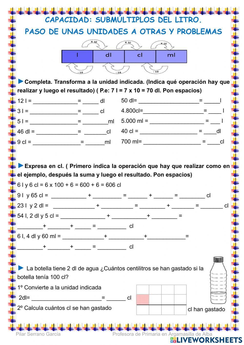 Capacidad-Submúltiplos