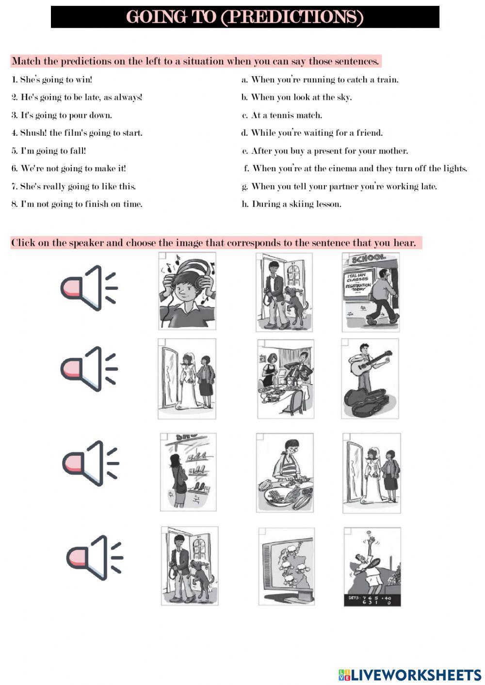 Going to (predictions