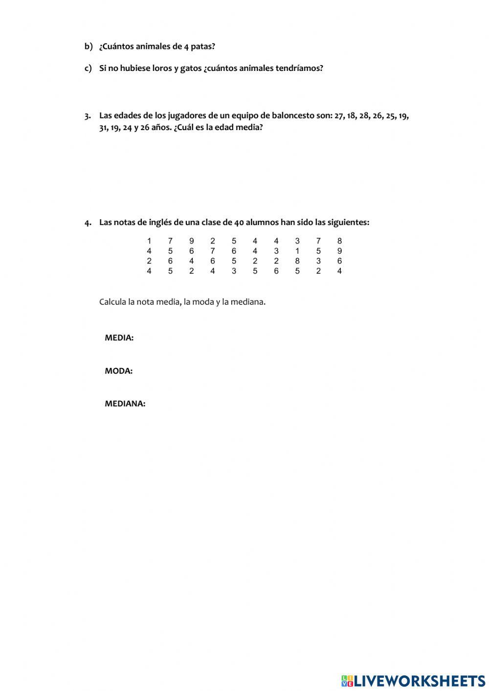 Tema 7- Estadística 2PMAR
