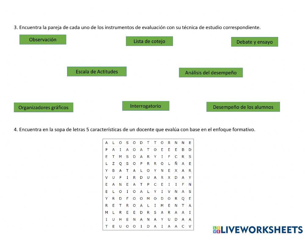 Evaluación con enfoque formativo