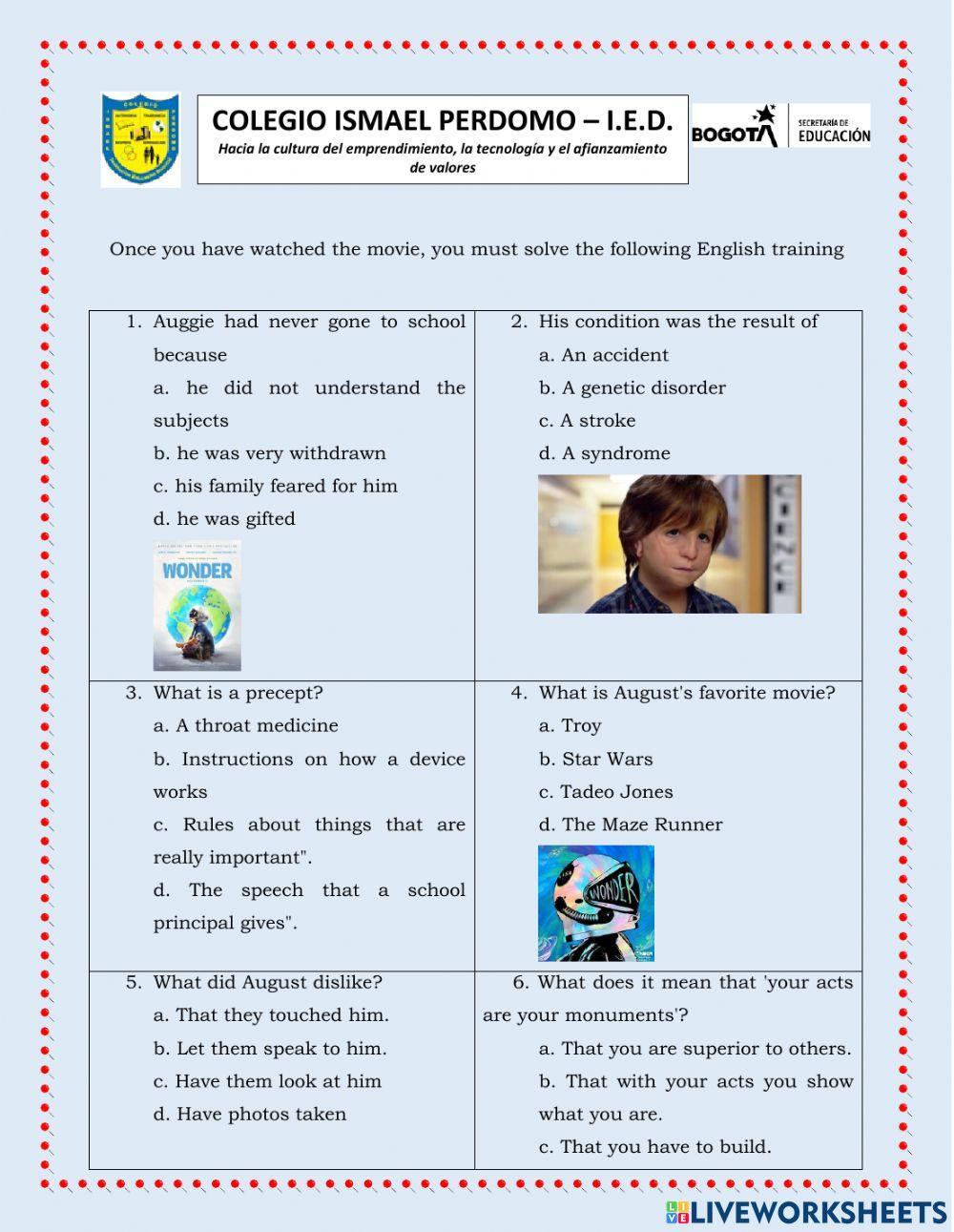 English training wonder English training wonder