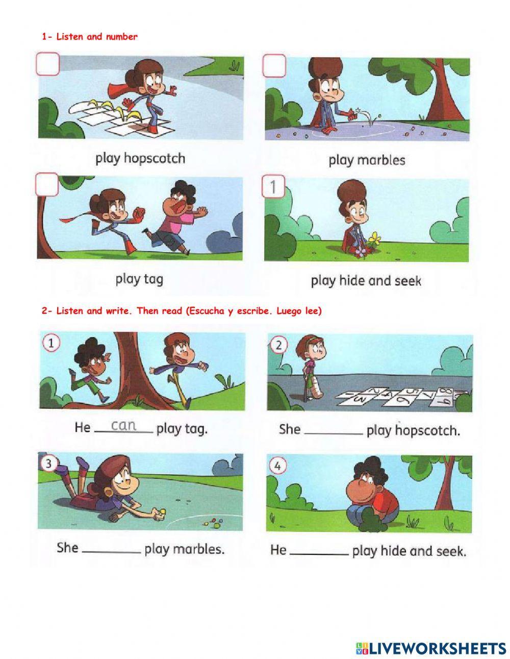 Free time activities