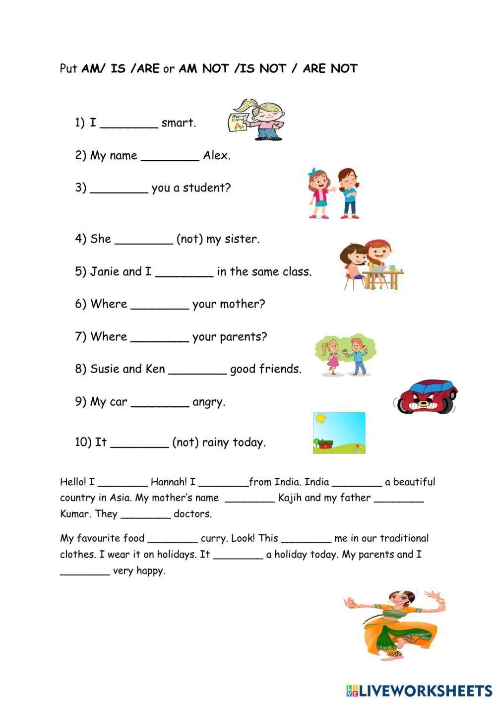 Level 1 am is are revision