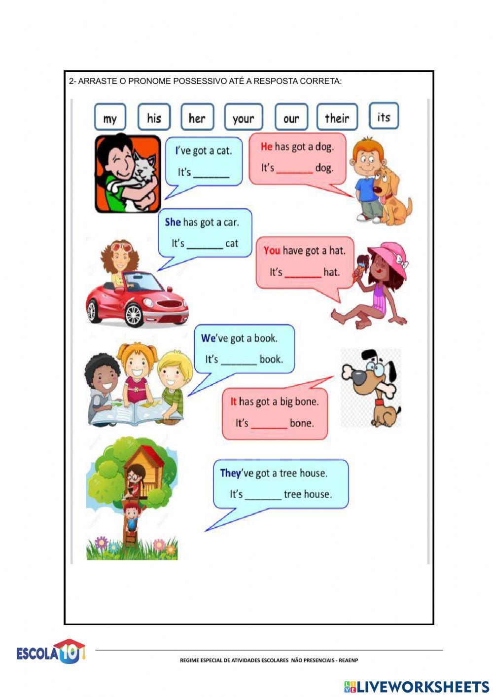 7° série -Roteiro de Inglês- 19-04 a 30-04