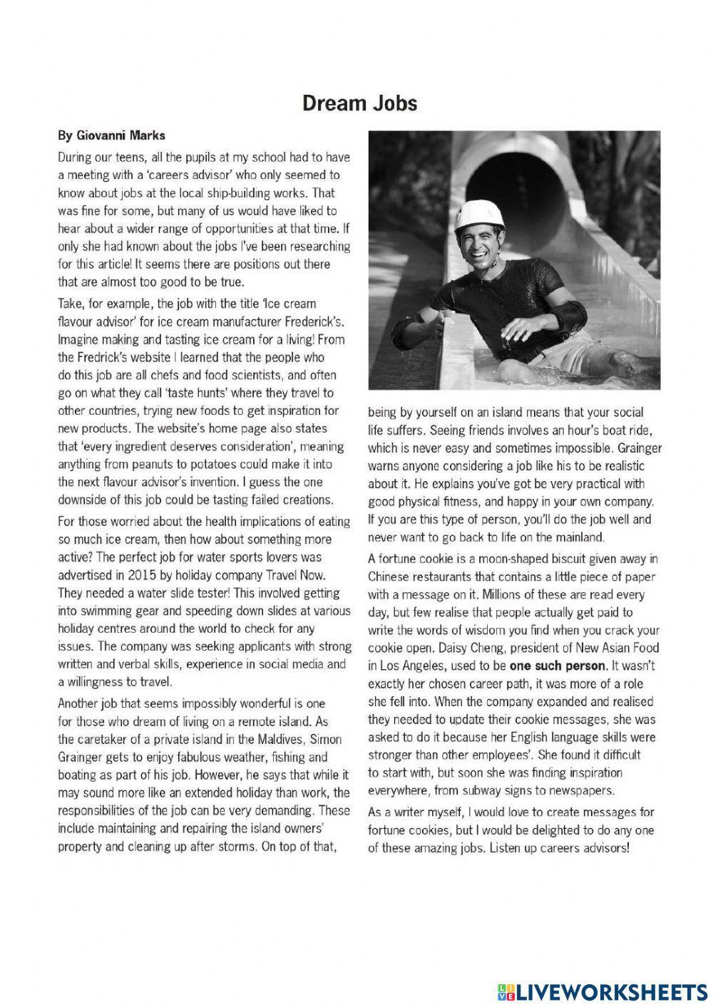 FCE1 - Spotlight on First - Unit 2 Revision