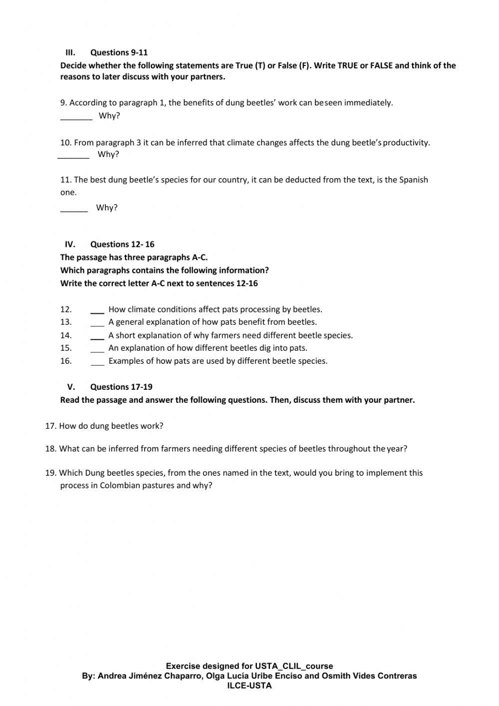 Dung beetle- clil session 15-16