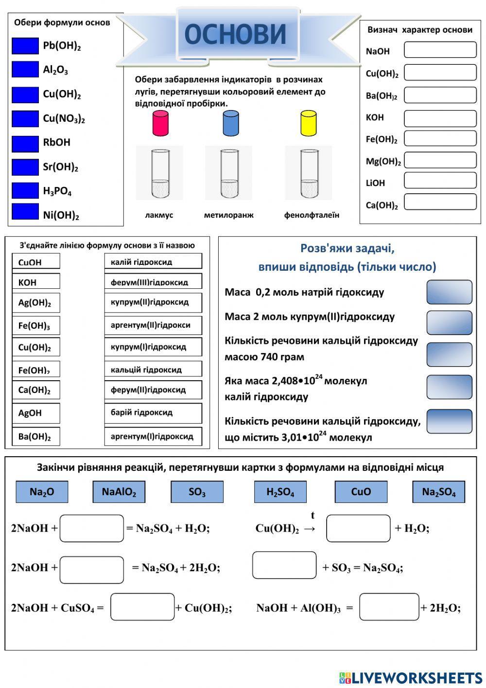 Основи. Узагальнення