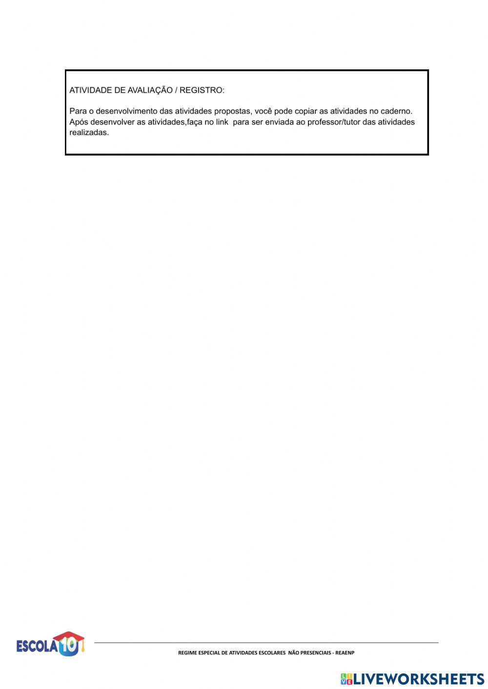 8° série -Roteiro de Inglês- 19-04 a 30-04