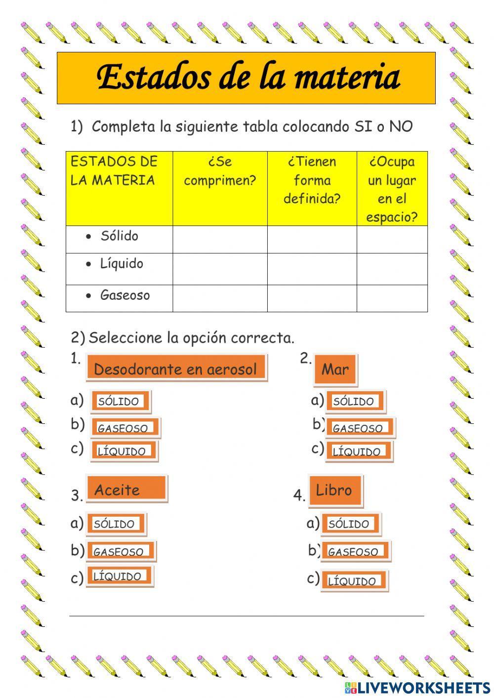 Estados de la materia