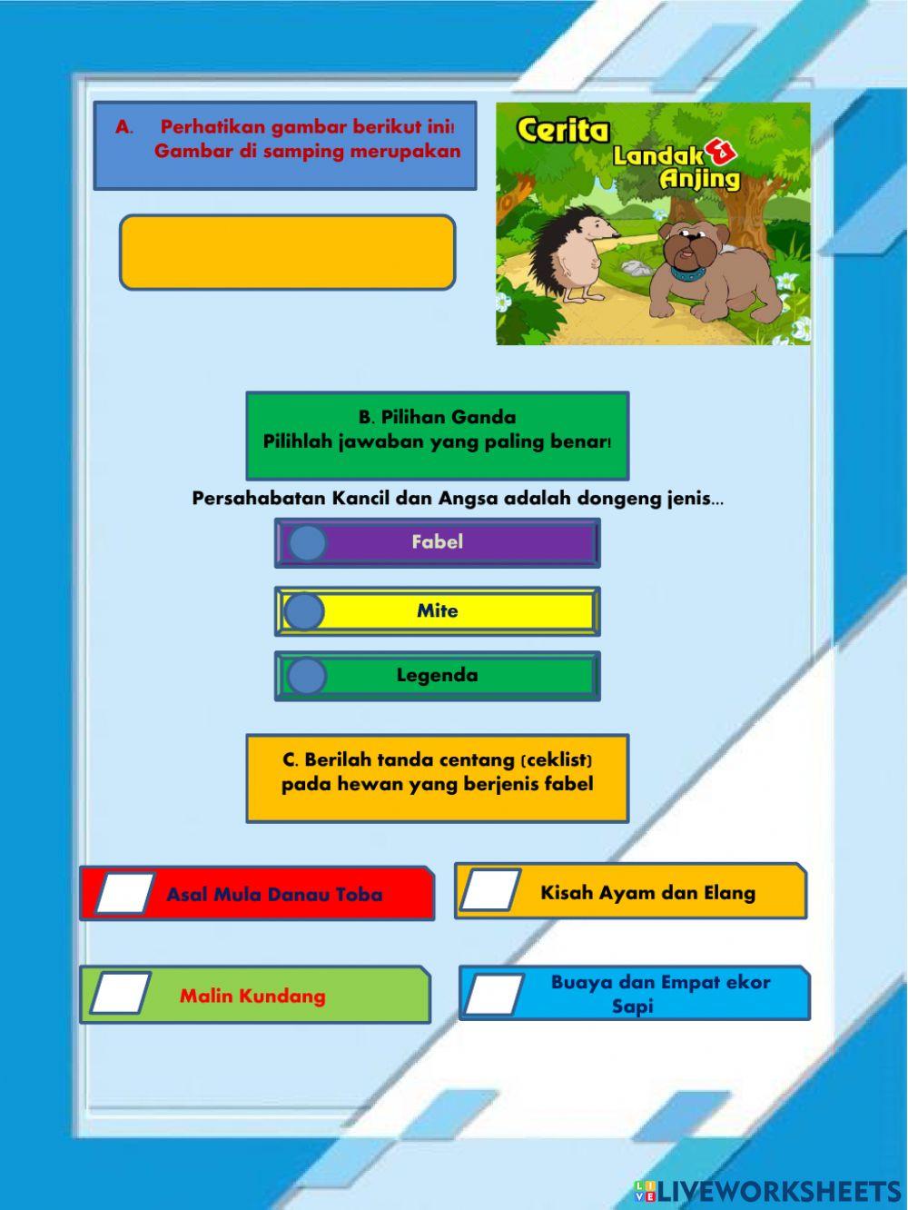 Dongeng dan Kata Sapaan