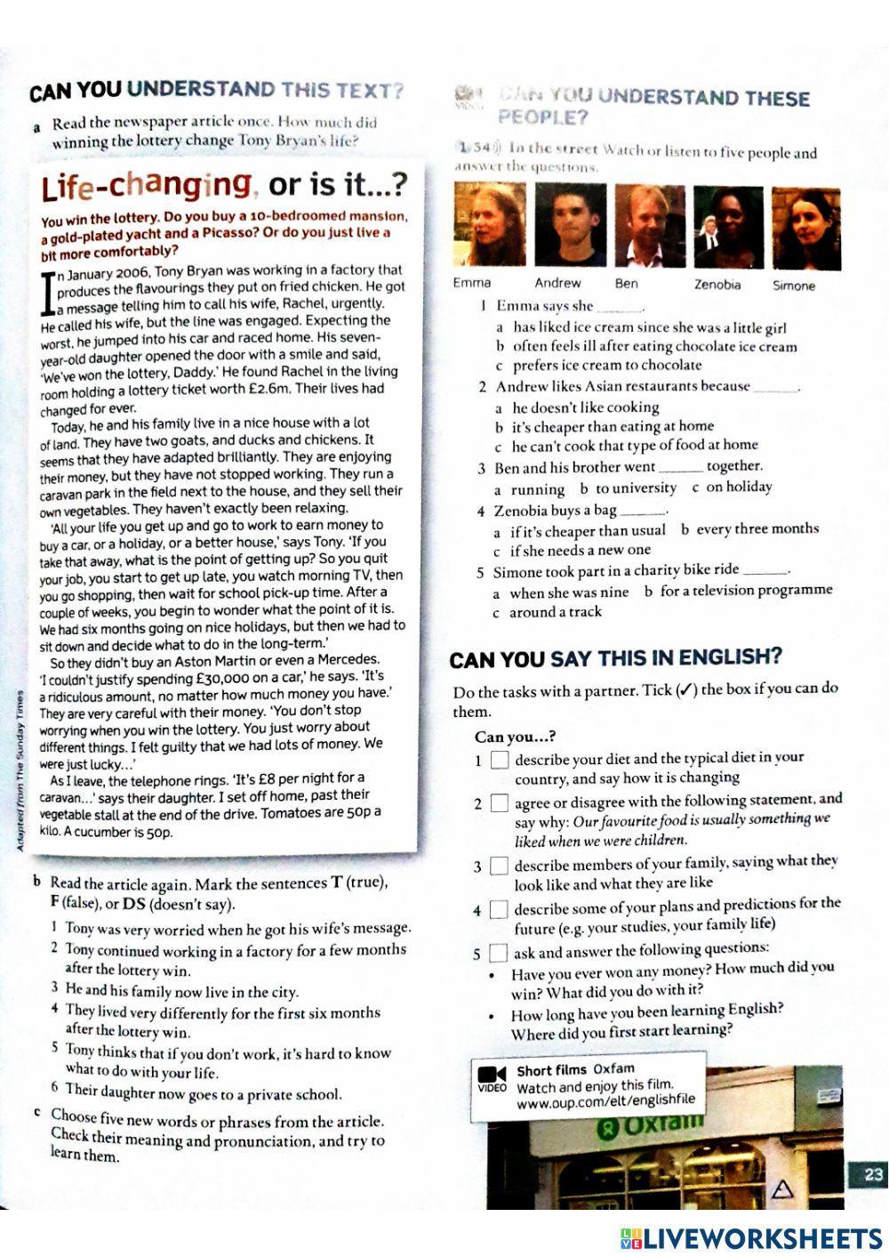 Revise and Check 1-2