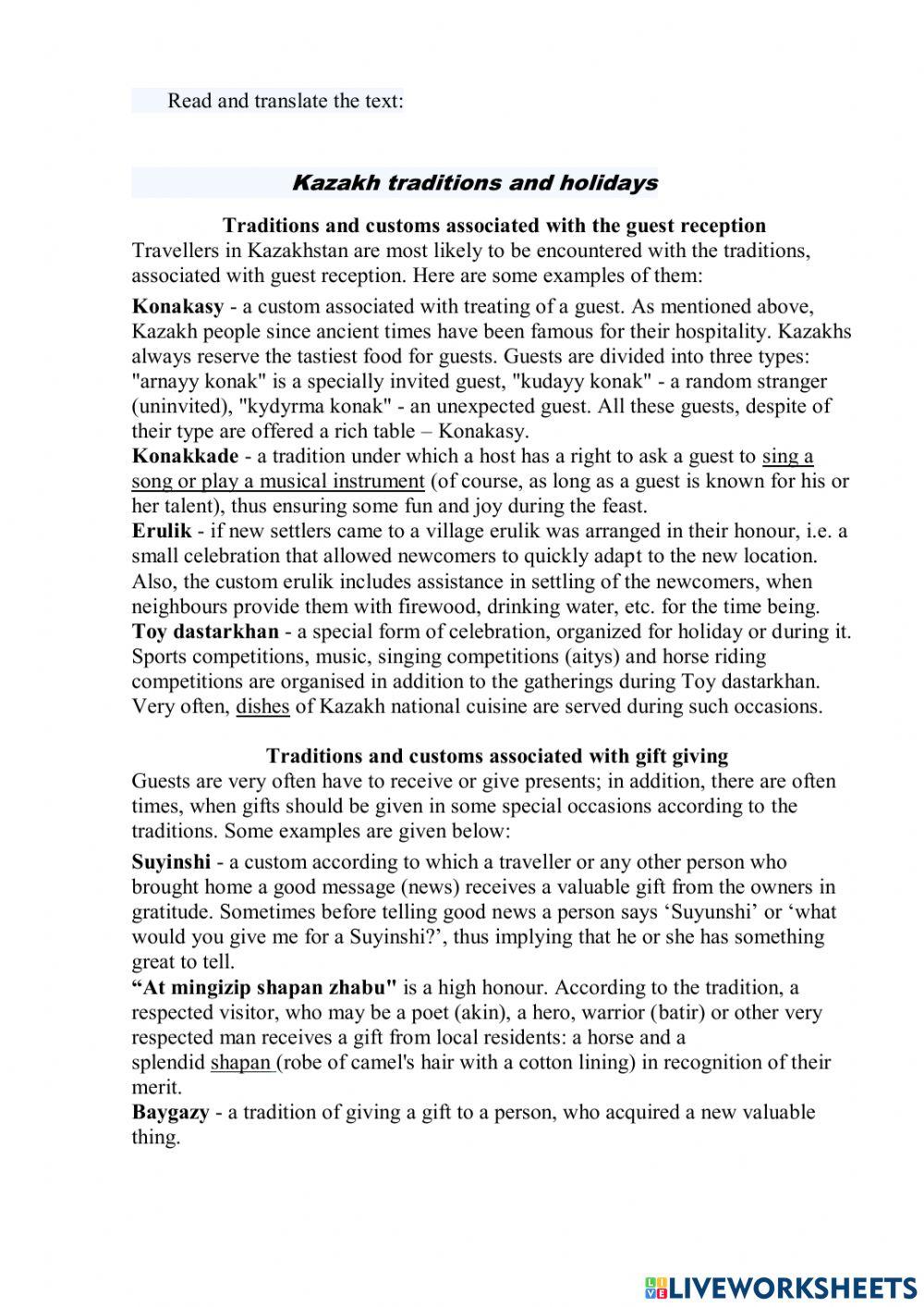 Kazakh Traditions and Holidays-2