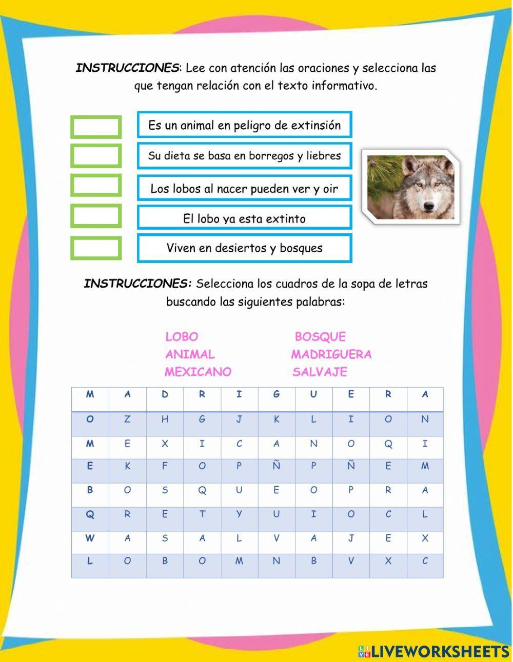 Texto Informativo Lobo Gris Mexicano