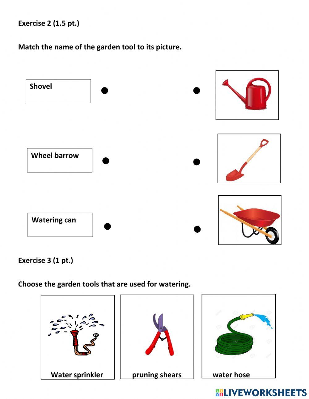 G2 T2 Quiz 3 Taking care of gardens