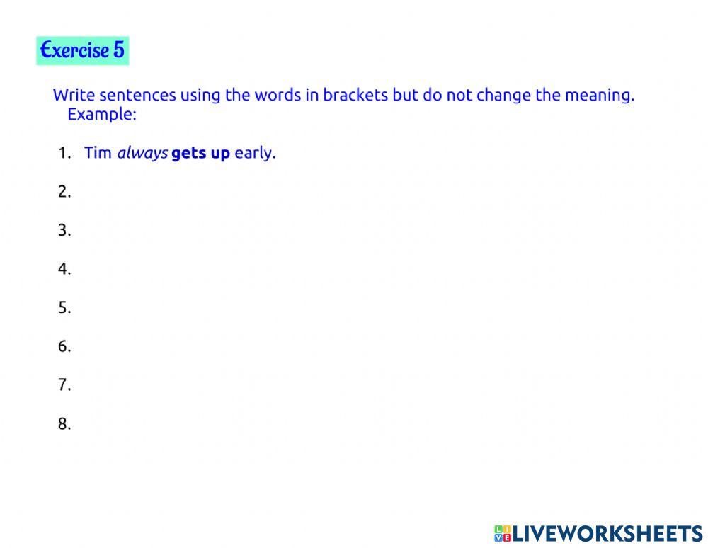 Page 86, exercises 4, 5, 6