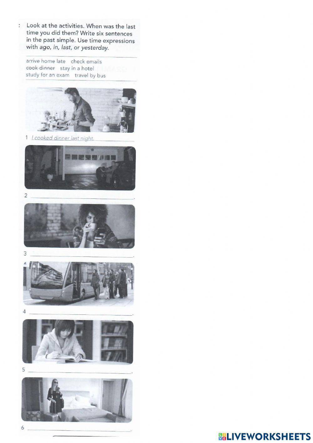 Past Simple, Regular Verbs