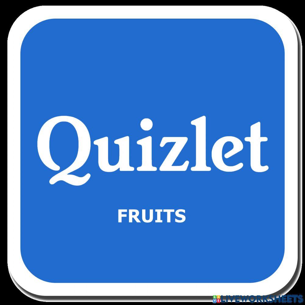 Quizlet fruits