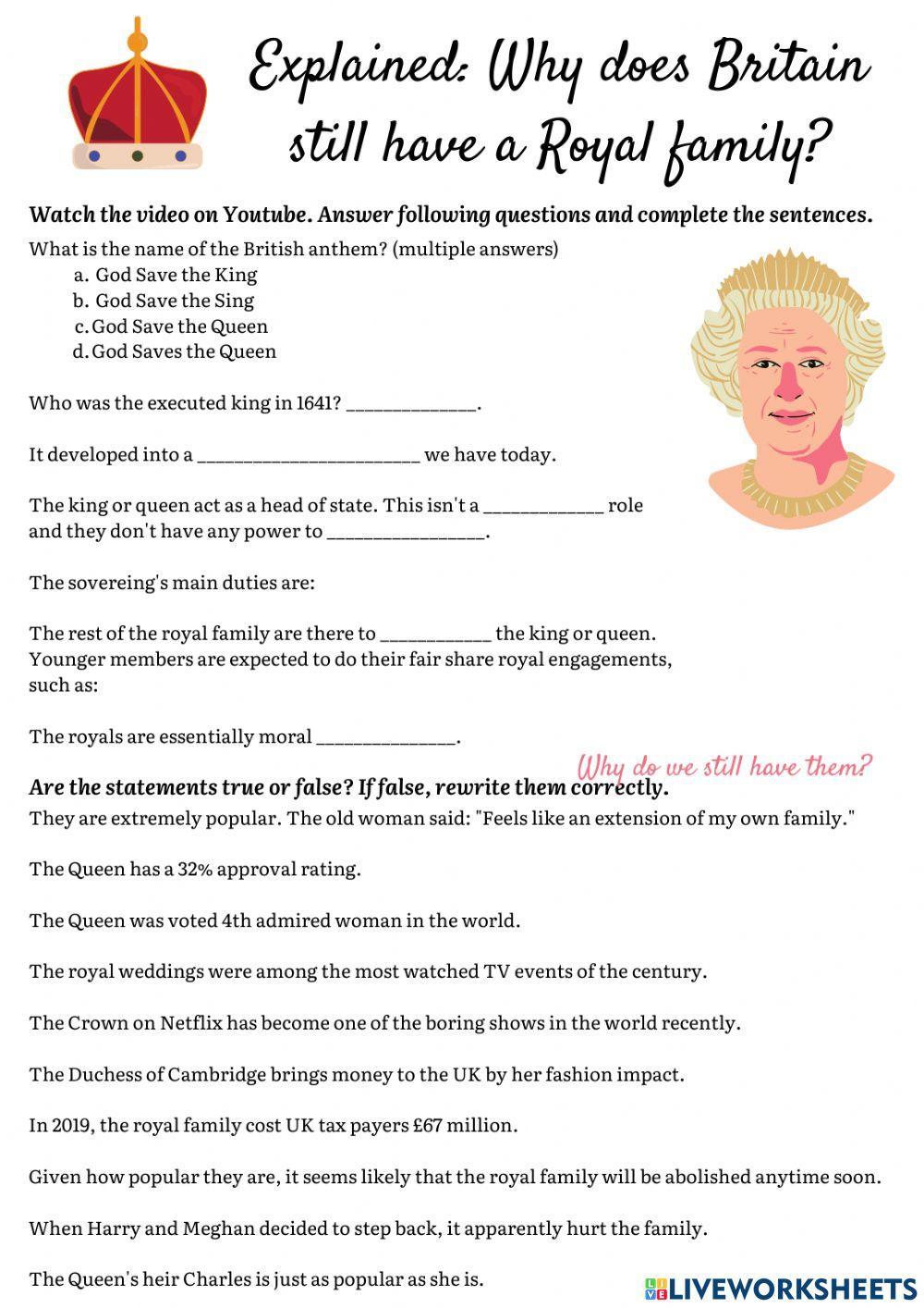 Why does Britain still have a Royal family?