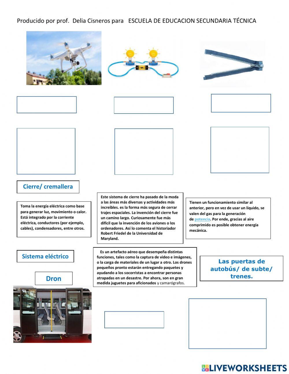 sistemas tecnológicos- clases de sistemas técnicos