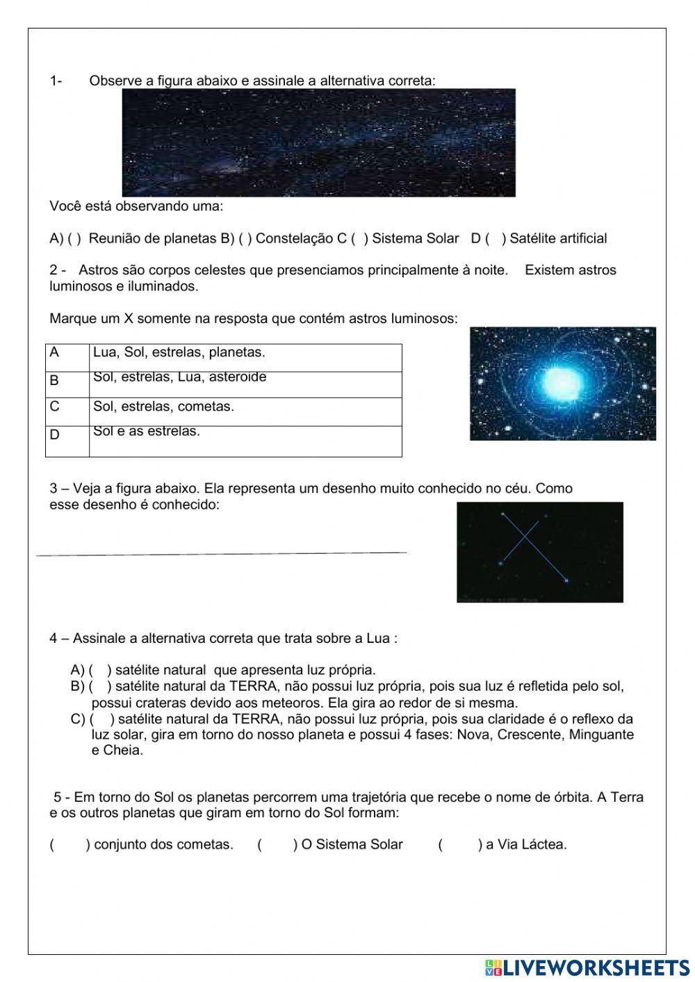 Avaliaçaõ integrada de Geografia, história e Ciências