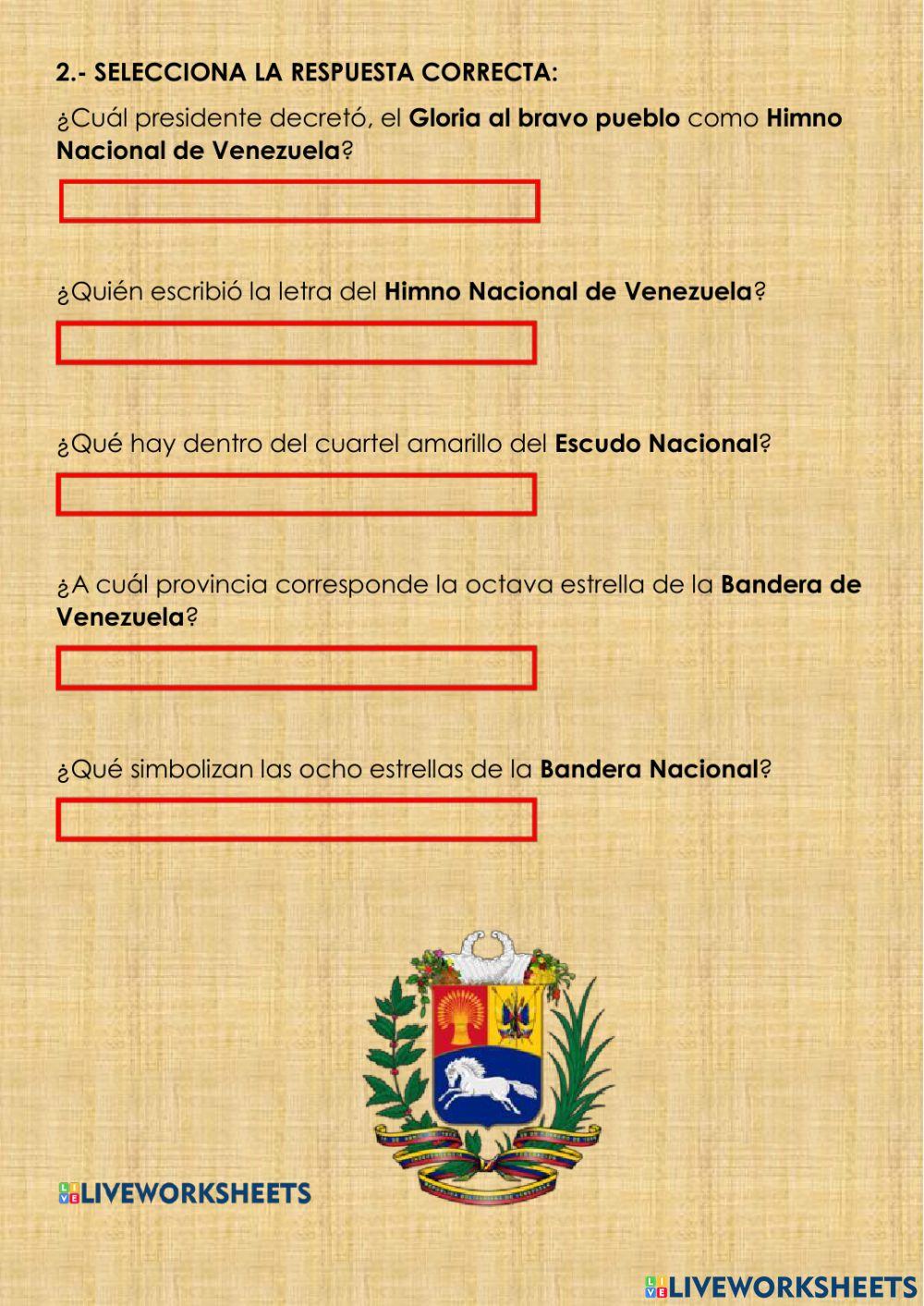 Símbolos patrios de Venezuela
