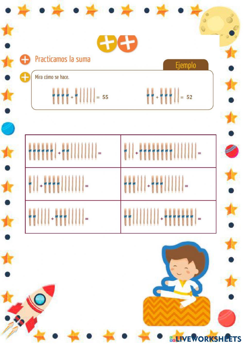 Sumas con palillos 4