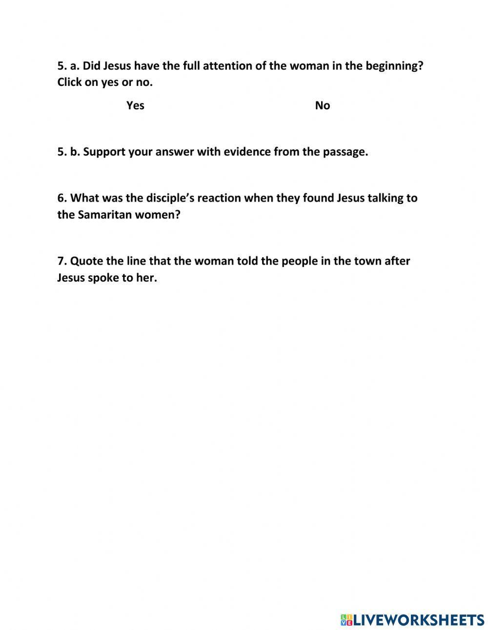 The Woman at the Well