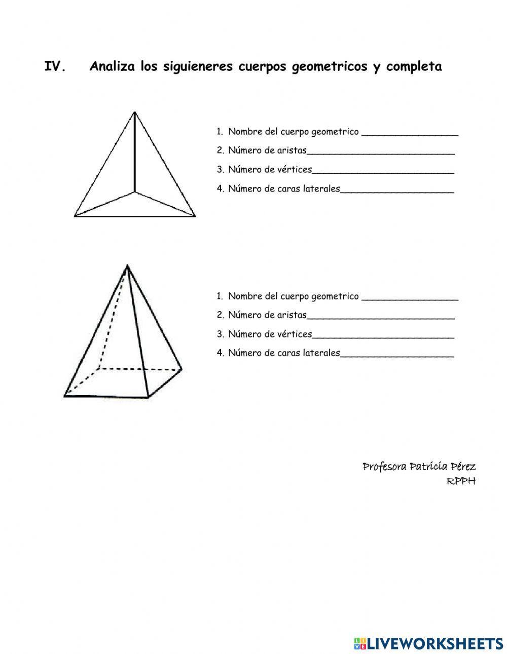 Prismas y pirámides