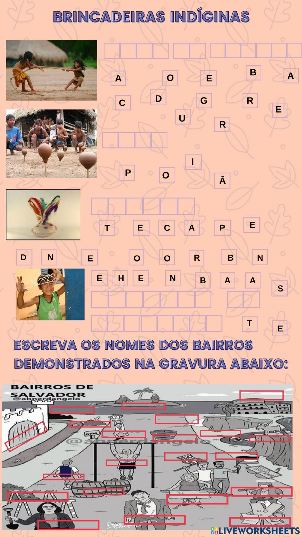 Brincadeiras indígenas